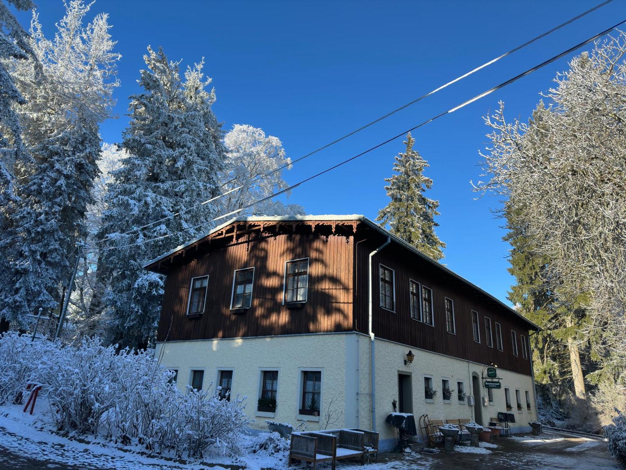 Waldhotel Zoebischhaus Bad Reiboldsgrün Exterior foto